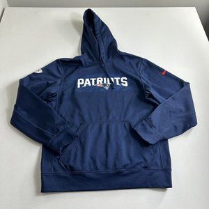 Nike New England Patriots On Field Dri Fit Hoodie‎ Sweatshirt Men's Size Small￼